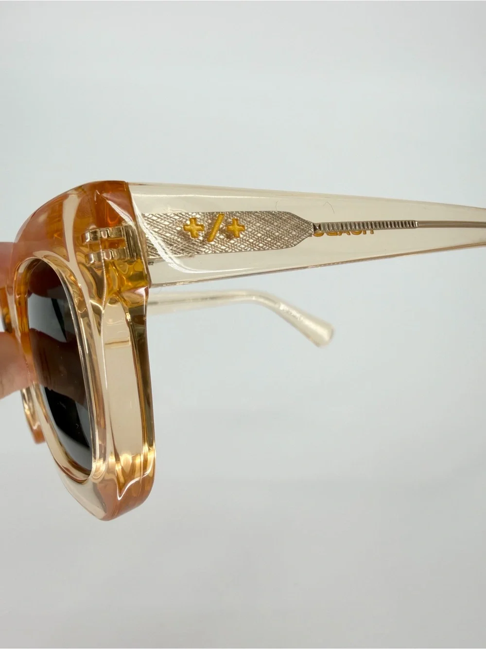 STRATA Roadcage Clear Acetate Sunglasses